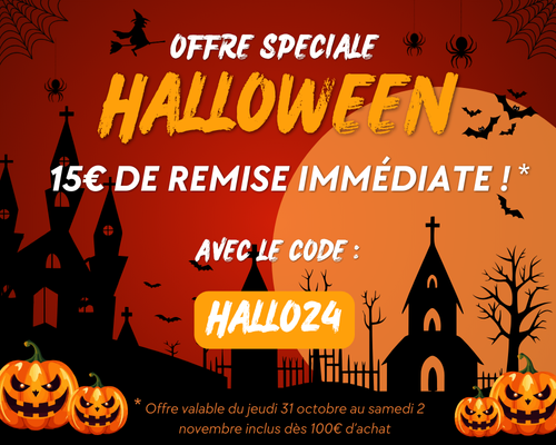 Halloween 2023 - 15 € remise